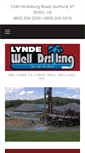 Mobile Screenshot of lyndewelldrilling.com